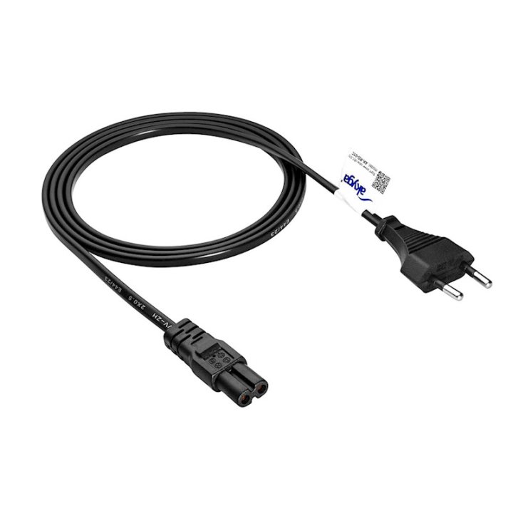 Câble d'alimentation - Akyga Power Cable Figure-8 1,5 m AK-RD-01C - Noir