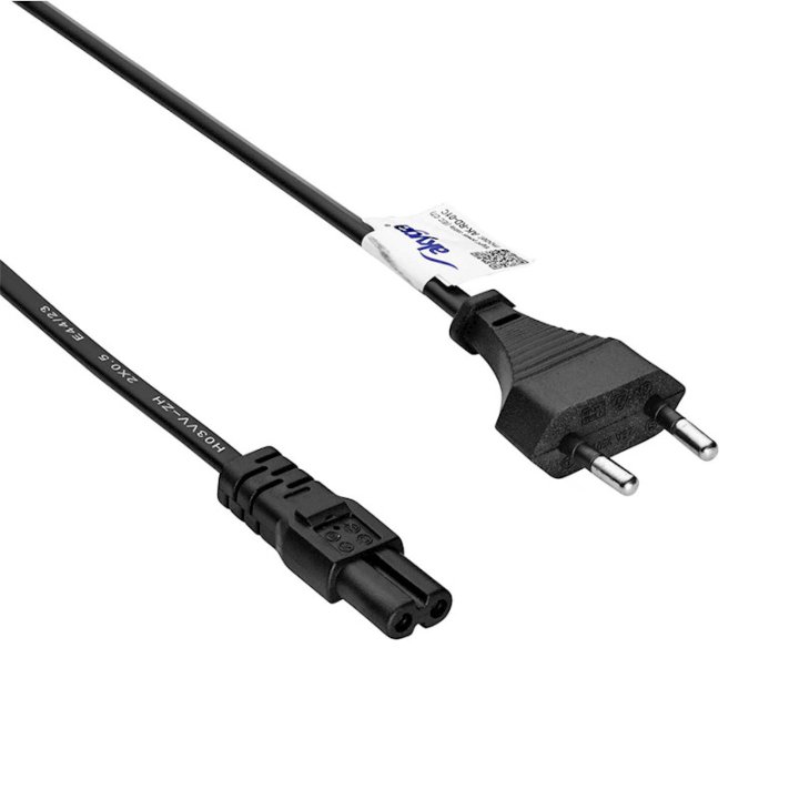 Câble d'alimentation - Akyga Power Cable Figure-8 1,5 m AK-RD-01C - Noir