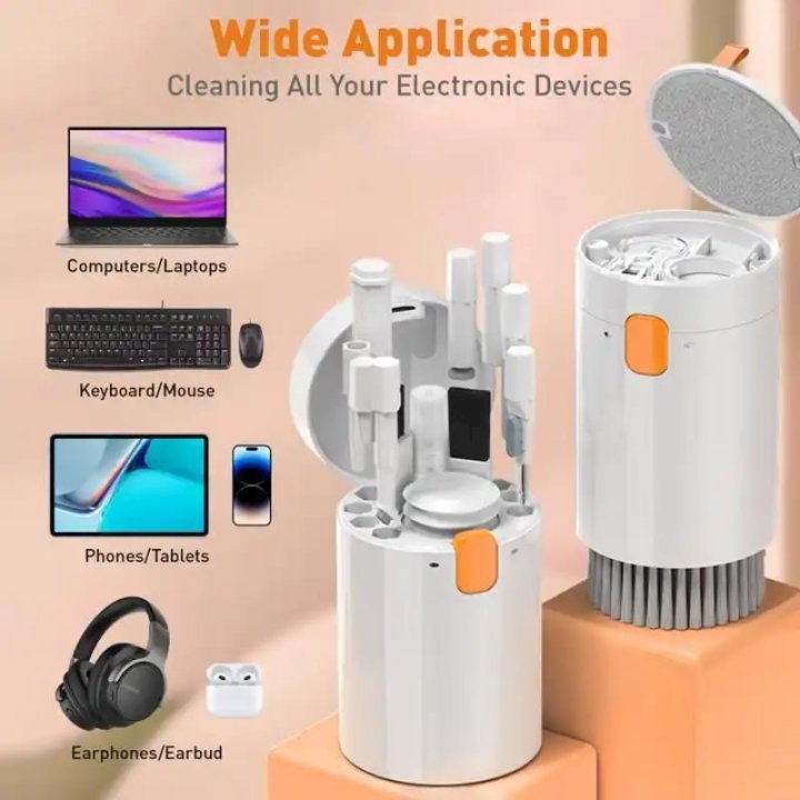 Kit de nettoyage multifonction 20-en-1 - Noir