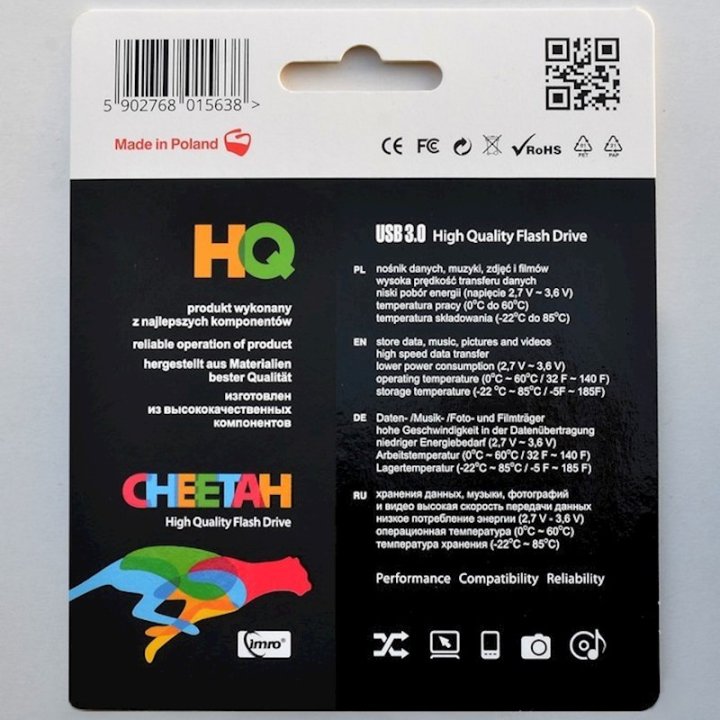 Clé USB - Imro Cheetah 64 Go - Bleu