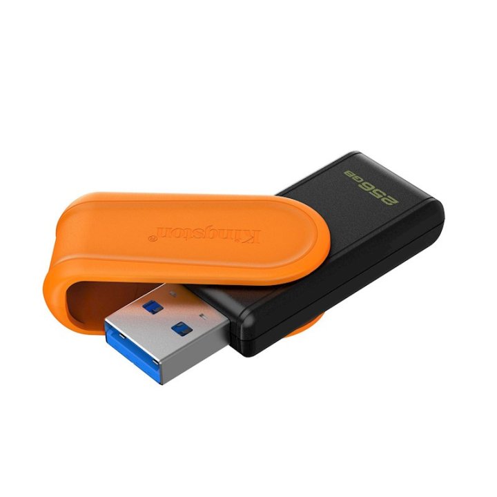 Clé USB - DataTraveler Exodia S 256GB - Noir/Orange