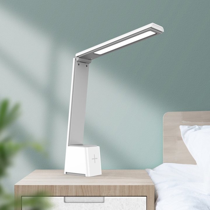 Lampe de bureau - PURE FLB-110 ANDERS blanc-gris - Blanc-gris