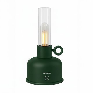 Lampe à pétrole LED Vintage - FLR-04 - Vert bouteille