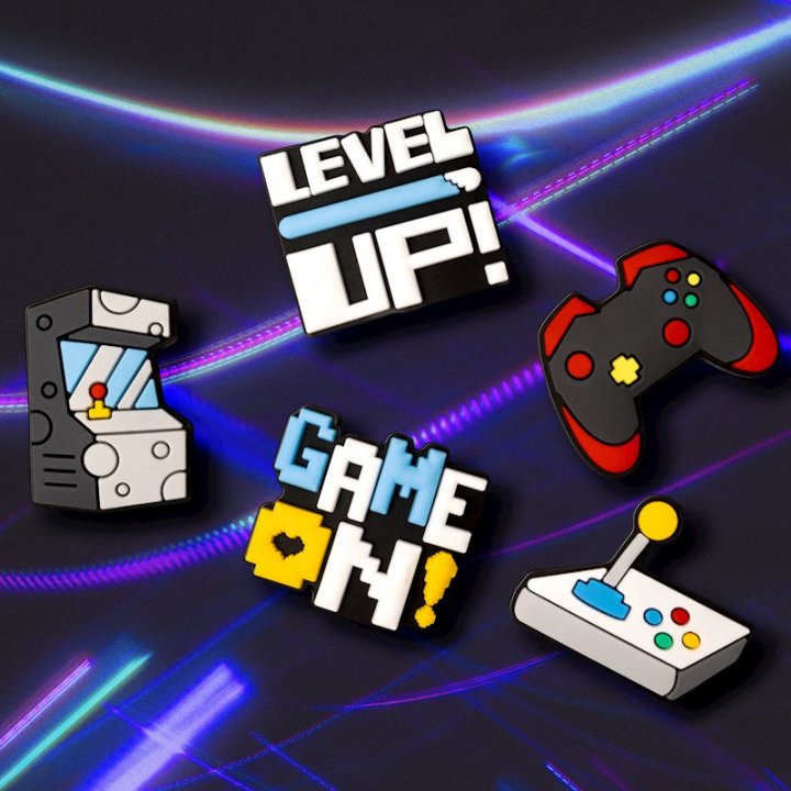 Autocollants 3D - GameOn 5 pièces - Multicolore
