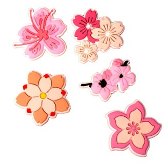 Autocollants 3D - Set 5 pièces Pink Blossom - Multicolore
