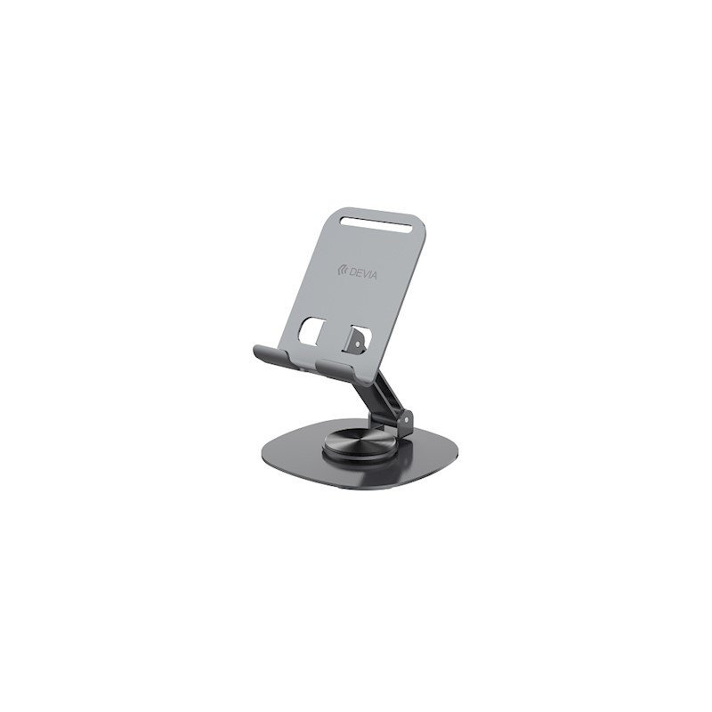 Support de téléphone et tablette rotatif 360° - EL243 - Gris métal