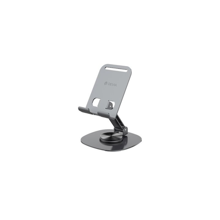 Support de téléphone et tablette rotatif 360° - EL243 - Gris métal