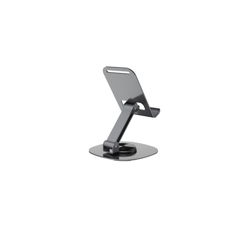 Support de téléphone et tablette rotatif 360° - EL243 - Gris métal