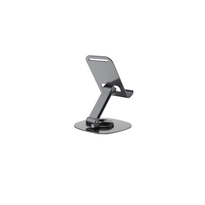 Support de téléphone et tablette rotatif 360° - EL243 - Gris métal