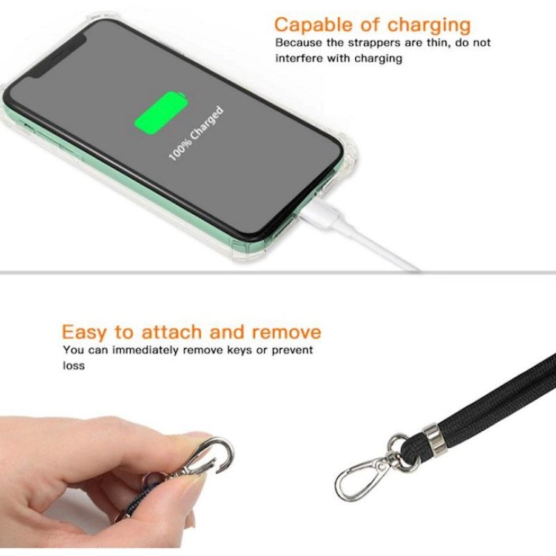 Bandoulière pour téléphone - TelForceOne 6372 - Violet