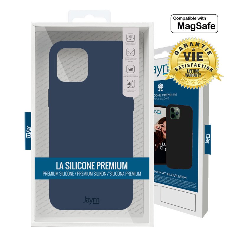 Coque Silicone - Jaym Classic - iPhone 15 Plus - Bleu
