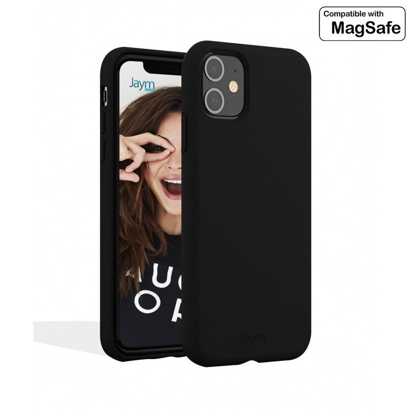 Coque Silicone - Jaym Classic - Compatible MagSafe - iPhone 15 Plus - Noir