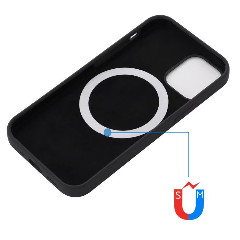 Coque Silicone - Jaym Classic - Compatible MagSafe - iPhone 15 Plus - Noir