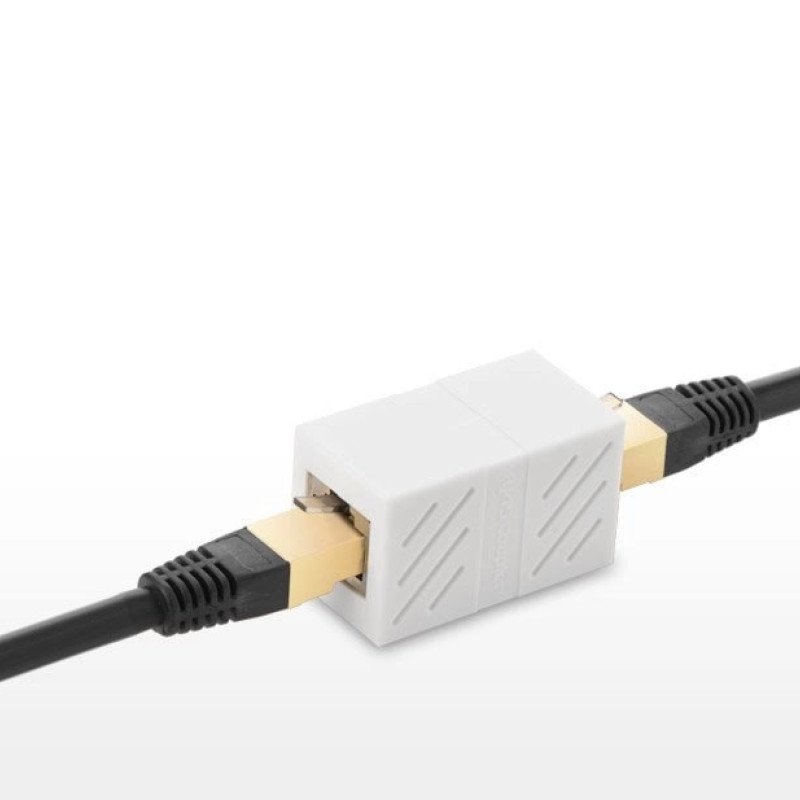 Adaptateur - Coupleur RJ45 femelle/femelle - NW114 - Blanc