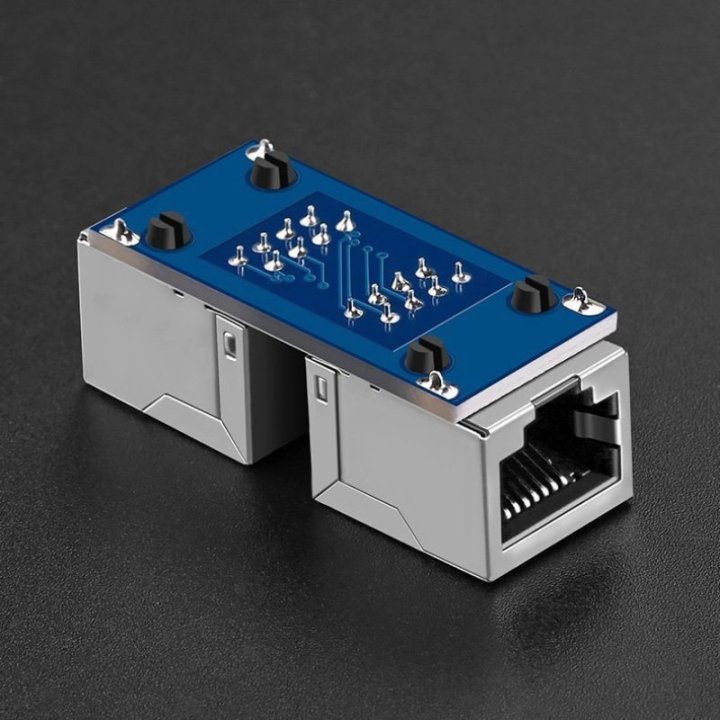 Adaptateur - Coupleur RJ45 femelle/femelle - NW114 - Blanc