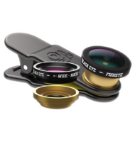 Pack 3 en 1 d'objectifs pour Smartphone Black Eye Lens  - 1