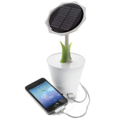 Cadeau tendance - Sunflower de XD Design, chargeur solaire - 2500mha