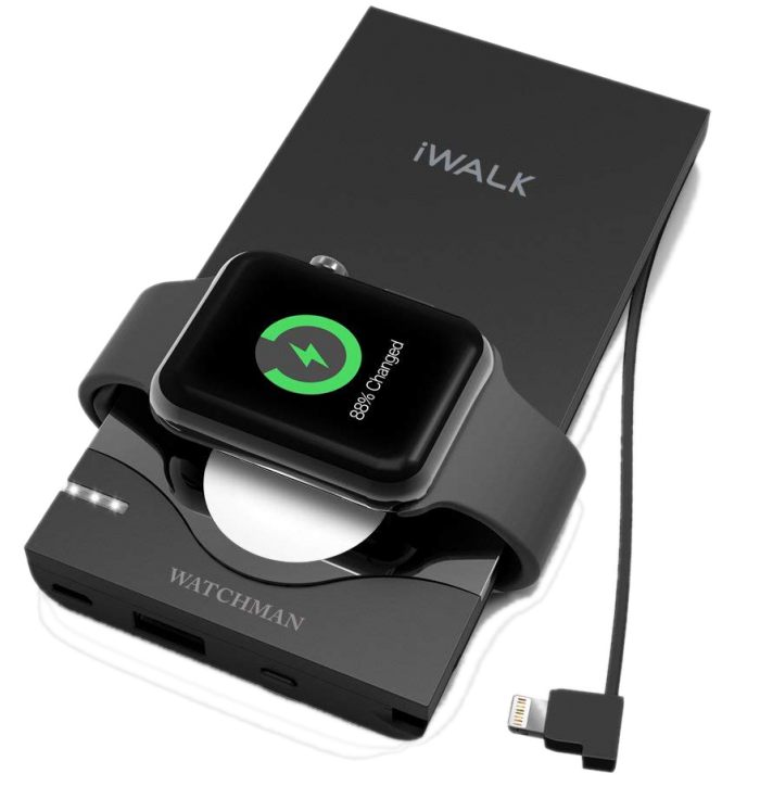 Batterie de secours pour iPhone et Apple watch -Iwalk - WatchMan - 10000mah  - 1