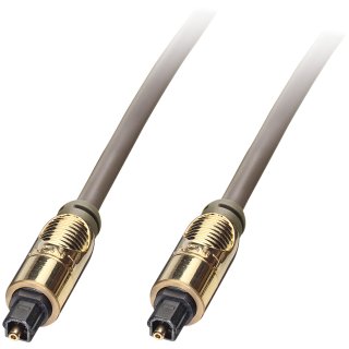 Lindy - Câble GOLD TosLink / SPDIF - Optique- 10m - Câble Premium Gold TosLink / SPDI
La plus haute qualité pour votre connexio