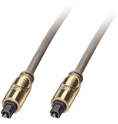Lindy - Câble GOLD TosLink / SPDIF - Optique- 10m - Câble Premium Gold TosLink / SPDI
La plus haute qualité pour votre connexio