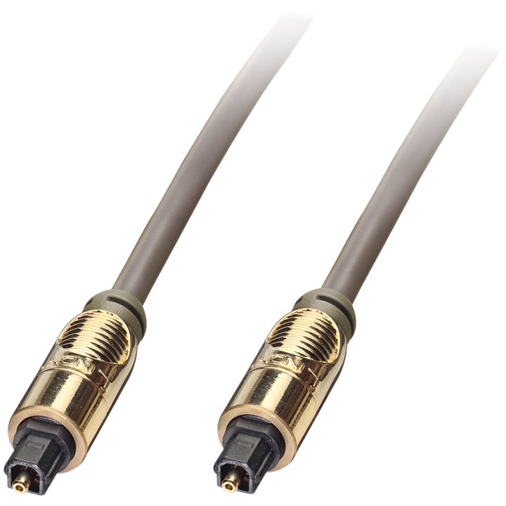 Lindy - Câble GOLD TosLink / SPDIF - Optique- 10m - Câble Premium Gold TosLink / SPDI
La plus haute qualité pour votre connexio