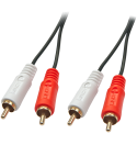 Cadeau tendance - Lindy - Câble Audio Premium - 2x RCA mâle vers 2x...
