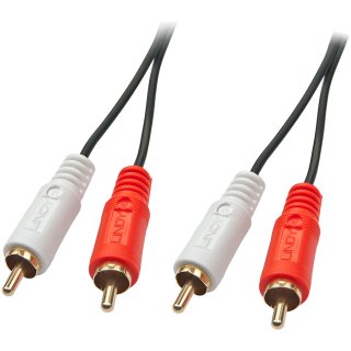Lindy - Câble Audio Premium - 2x RCA mâle vers 2x RCA mâle - 2M  - 1