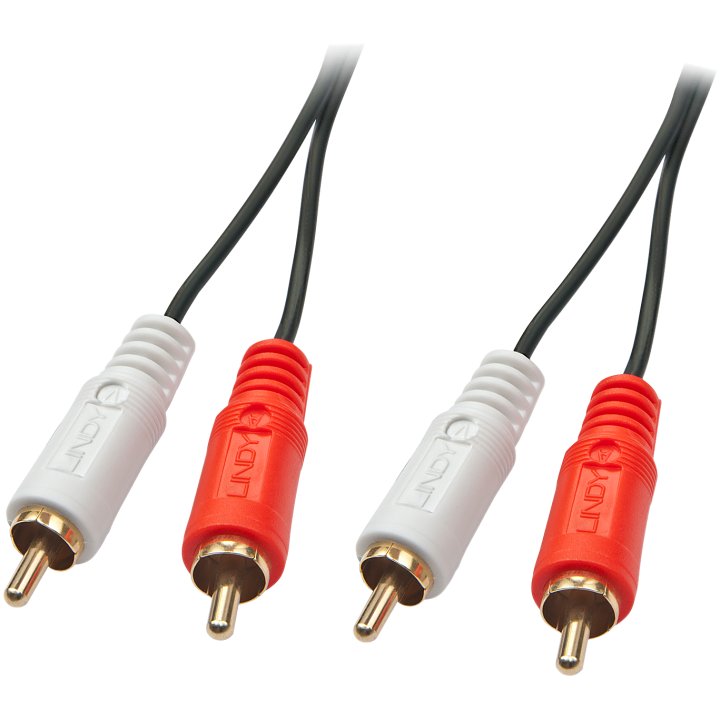 Lindy - Câble Audio Premium - 2x RCA mâle vers 2x RCA mâle - 2M  - 1