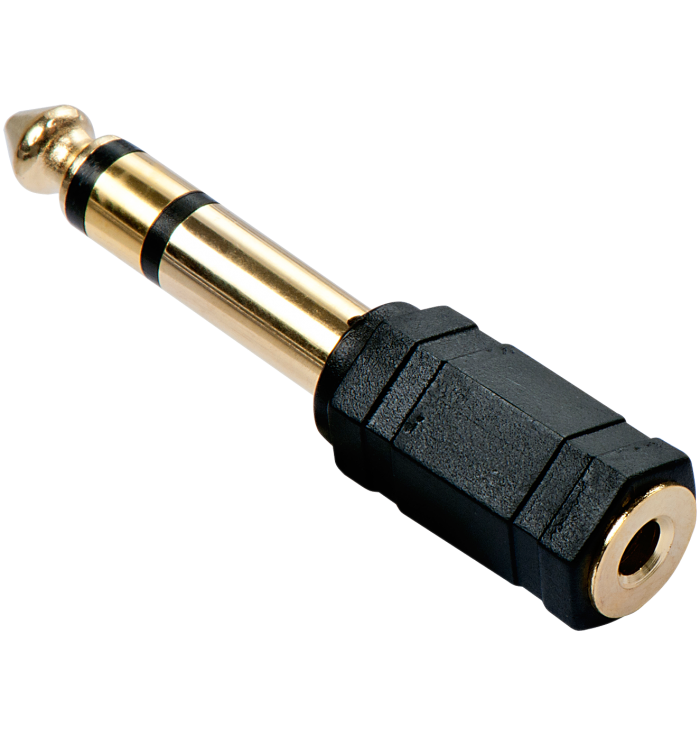 Lindy - Adapteur audio 3.5 mm femelle - 6.3mm mâle  - 1