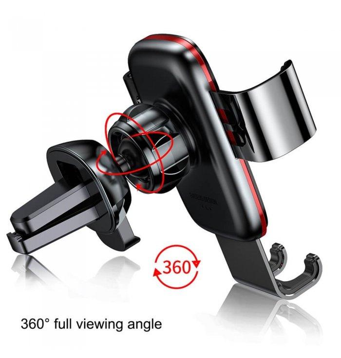 Baseus - Car mount Metal Gravity - Black  - 4