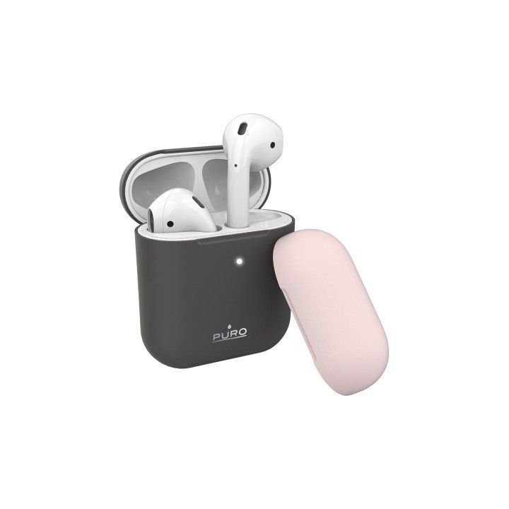 Puro - Etui pour Airpods - L'étui en silicone pour AirPods est idéal pour préserver de manière impeccable vos écouteurs Bluetoot