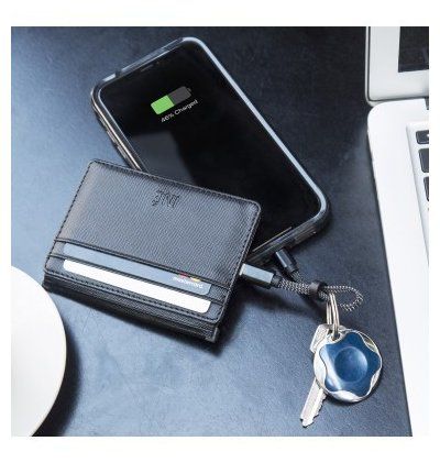 Cadeau tendance - Xoopar - INE Wallet & Charger - Cuir Vegan