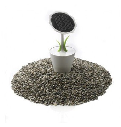 Cadeau tendance - Sunflower de XD Design, chargeur solaire - 2500mha