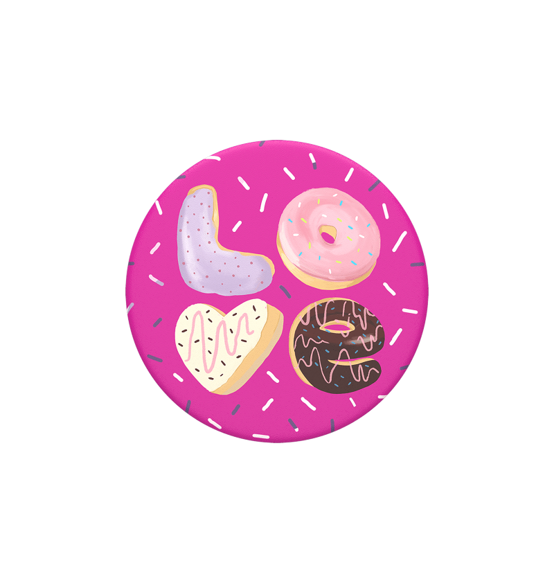 Popsockets - Phone grip & stand - Love Donut  - 1