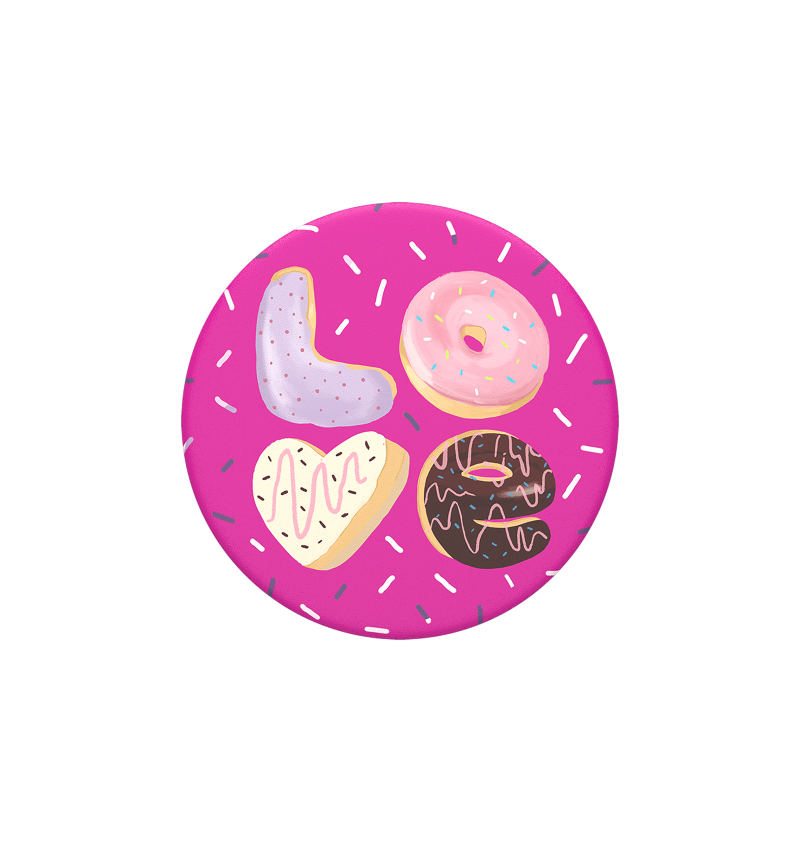 Popsockets - Phone grip & stand - Love Donut  - 1 Popsockets - Phone grip & stand - Love Donut  - 1