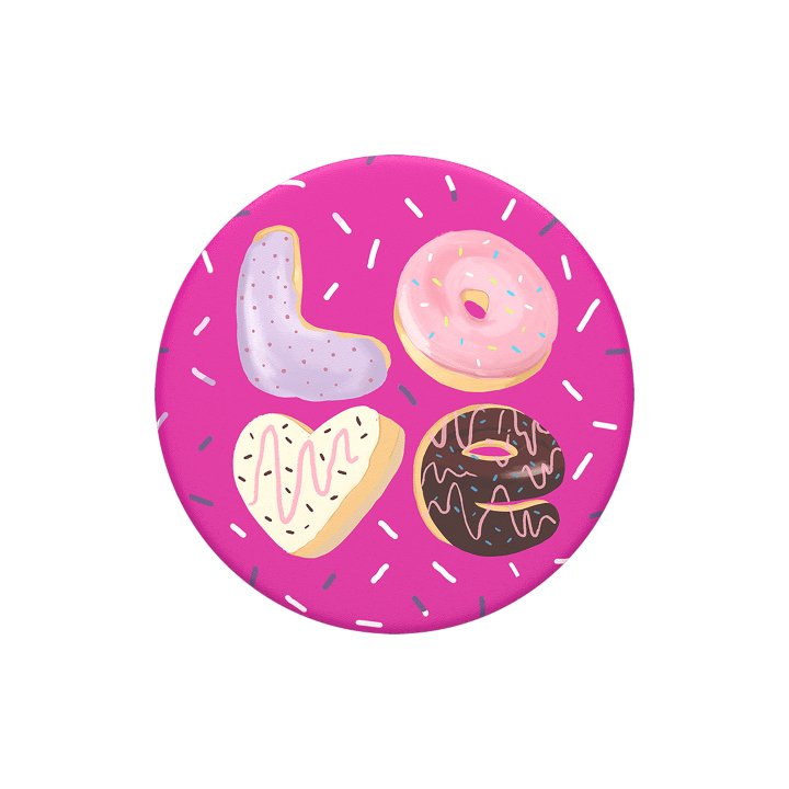 Popsockets - Phone grip & stand - Love Donut  - 1