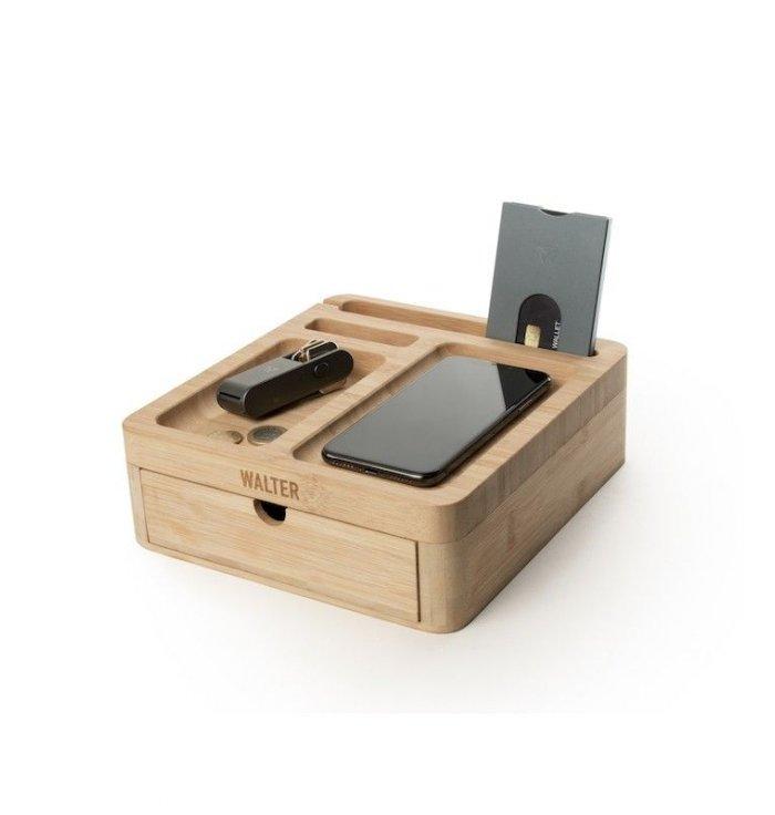 Walter - Chargeur sans fil en Bambou - Big Dock  - 2