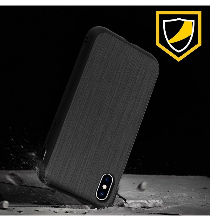 RhinoShield - Coque Solidsuit Metal brossé - iPhone X/Xs RhinoShield - 3 RhinoShield - Coque Solidsuit Metal brossé - iPhone X/Xs RhinoShield - 3