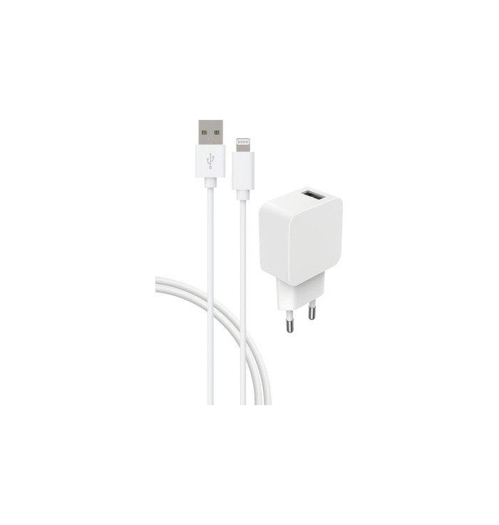 Bigben - Chargeur Secteur - USB A/Lightning 2,4A  - 1