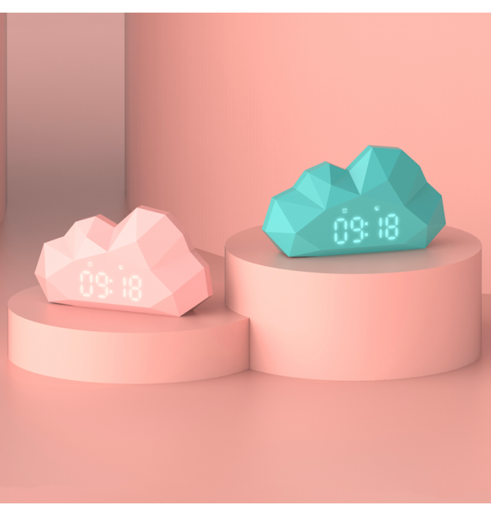 Cutty clock - Mini Cloudy - réveil emblématique Cutie Clock se décline en version « Cloudy », plus petite pour que vous puissiez