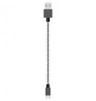 Bigben - Câble USB/USB-C 3A - Tissé 2 Mètres - Noir  - 1