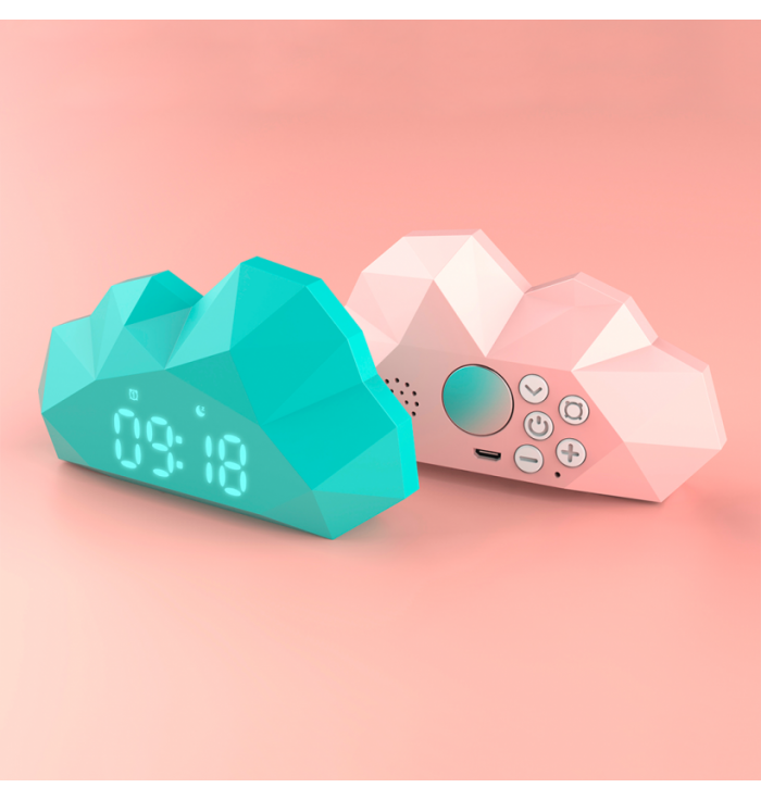 Cutty clock - Mini Cloudy - réveil emblématique Cutie Clock se décline en version « Cloudy », plus petite pour que vous puissiez