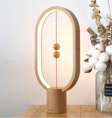 Heng - Lampe Heng Balance Elipse En Bois  - 1