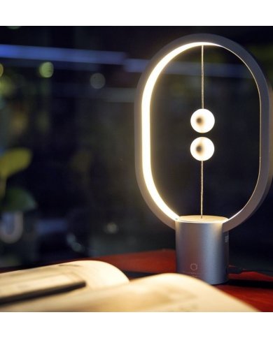 Heng Balance Lamp Ellipse Mini Aluminium – Lampe LED Design Magnétique