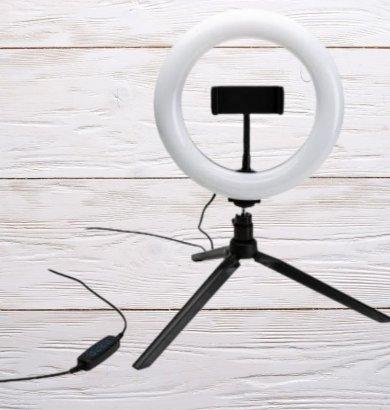 BigBen - Vlogging Kit Tripod avec lumière Led Light - L BigBen Connected - 1