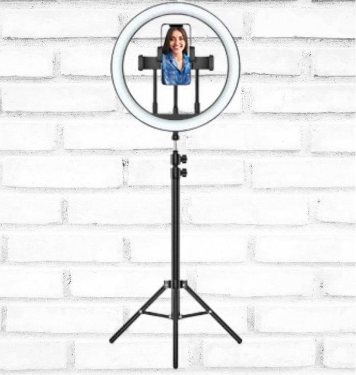Selfie Ring Light - Sur Pied - Support Téléphone  - 1