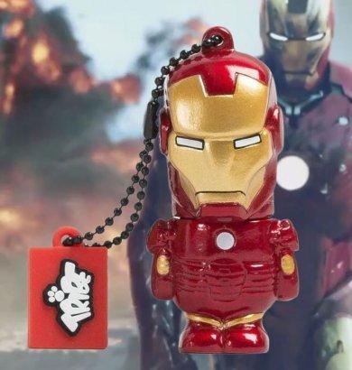 Tribe - Clé USB - Iron Man - 16Go - Clé USB Marvel de 16Go, IronMan.