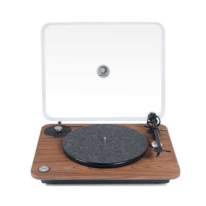 Elipson - Platine Vinyle - Chroma 400 - Bois - La platine vinyle Elipson Chroma 400 est un modèle manuel à entraînement par cour