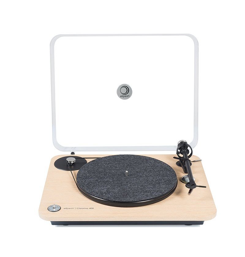 Elipson - Platine Vinyle - Chroma 400 RIAA BT - Bois  - 4