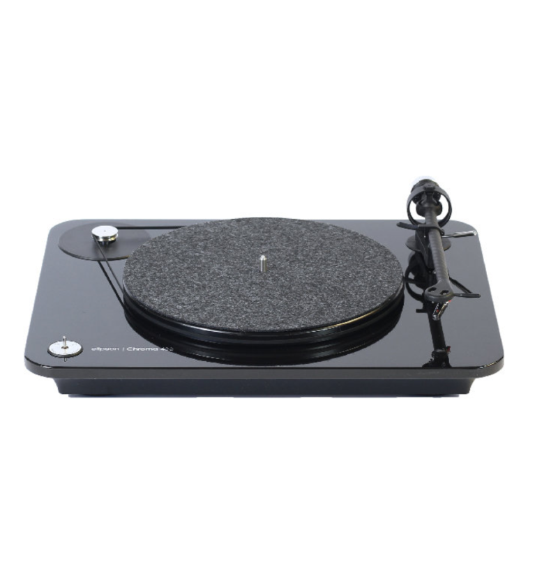 Elipson - Platine Vinyle - Chroma 400 - Fabriquée En France, la Chroma 400 est une platine vinyle à la finition laquée brillante